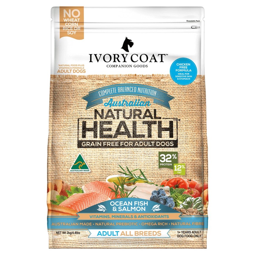 Ivory Coat 狗糧 深海魚和三文魚成犬配方 Ocean Fish & Salmon 13kg (IAF13K)