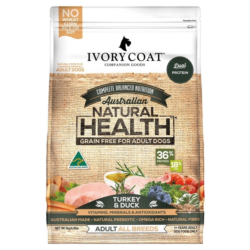Ivory Coat 狗糧 火雞肉和鴨肉成犬配方 Turkey & Duck 13kg (IAT13K) (TBS) 圖 1