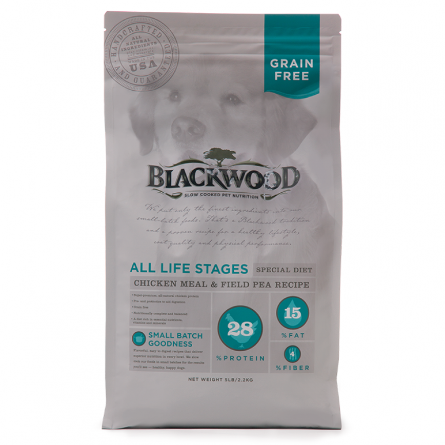 Blackwood 柏萊富 無穀物全犬低敏純淨配方(雞肉+豌豆) 30lb (BW003) (停售)