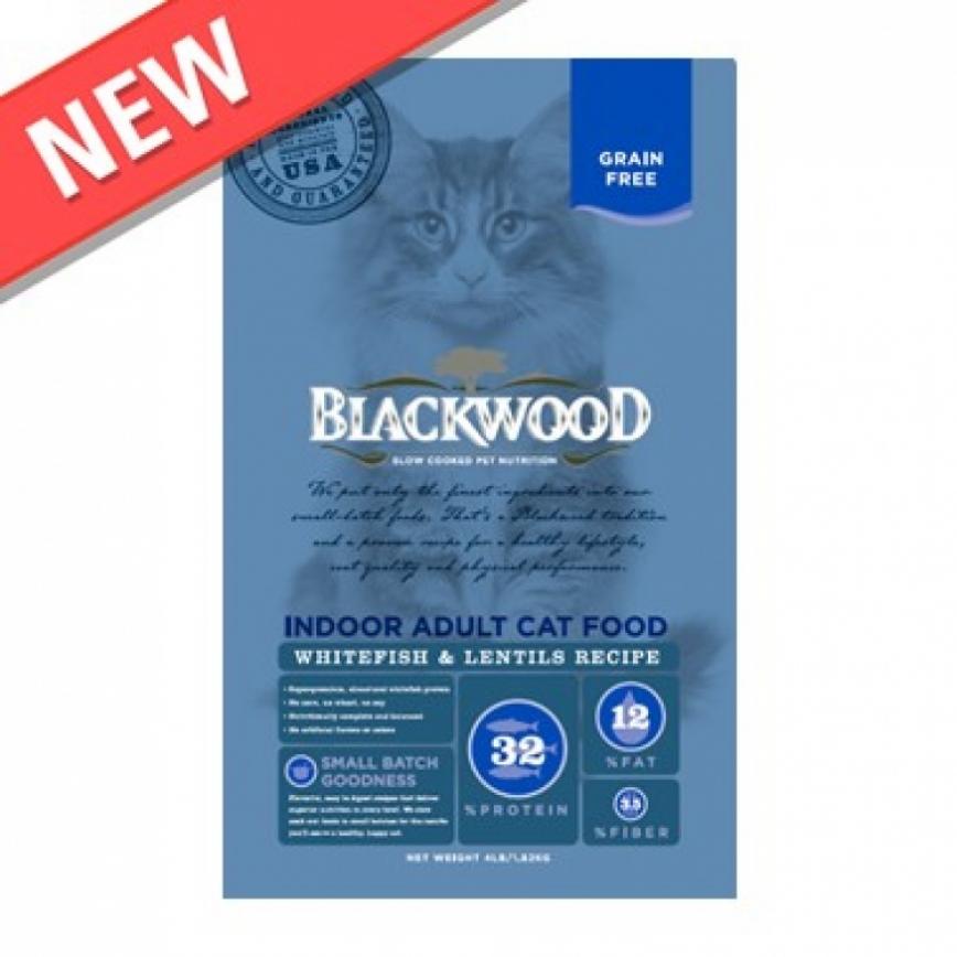 Blackwood 柏萊富 無穀物室內成貓極鮮配方貓糧 (白魚扁豆) 13lb (BW108) (停售)