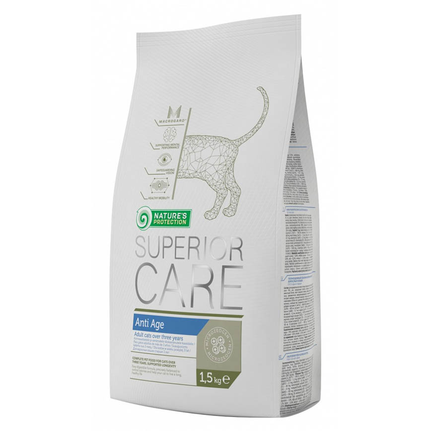 Nature's Protection 貓糧 Superior Care 黑酵母成貓配方 雞+火雞+鴨 1.5kg (AA841.5K)