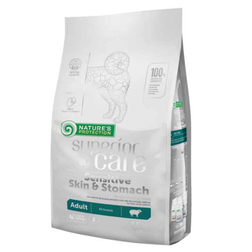 Nature's Protection 狗糧 敏感皮膚腸胃配方 低敏羊肉 Sensitive Skin & Stomach 1.5kg (SD33) (停售)