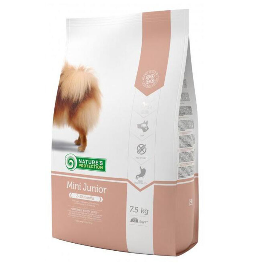 Nature's Protection 狗糧 小型幼犬配方 雞+魚 Mini Junior 2kg (MJ062K) 圖 1