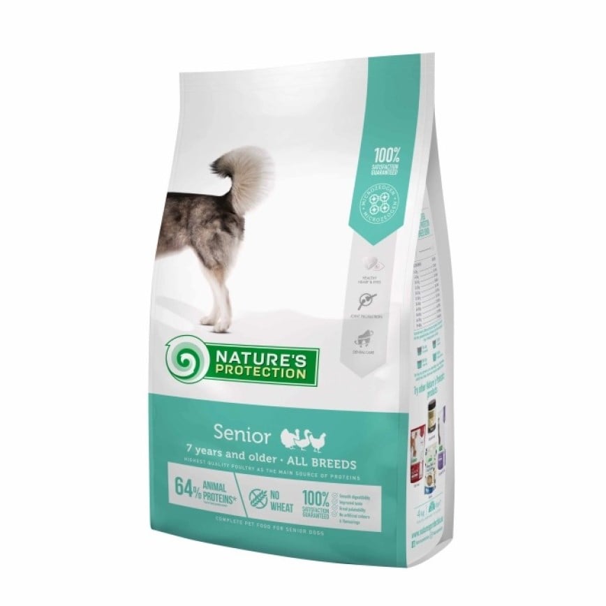 Nature's Protection 狗糧 老犬關節配方 雞+魚 Senior 12kg (SA2712K) (新舊包裝隨機發貨)