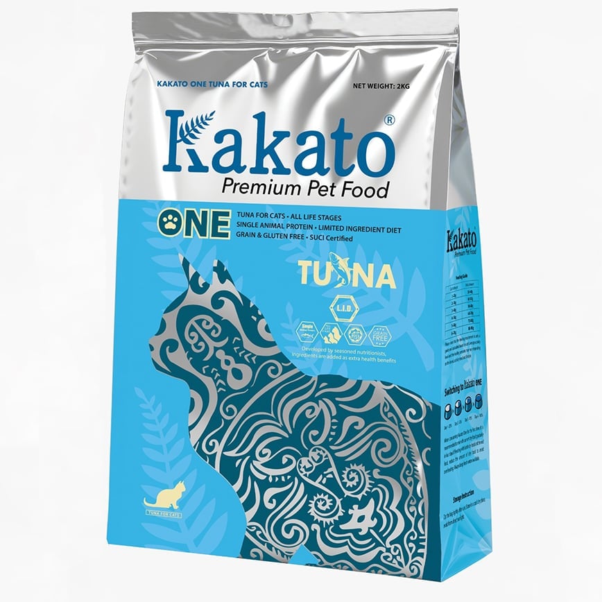 Kakato 貓糧 專一蛋白系列 吞拿魚全貓配方 2kg (DD0102THK) (新包裝) 圖 1