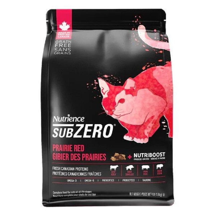 Nutrience SUBZERO 無穀物貓糧 全貓配方 凍乾脫水鮮牛肝配紅肉及海魚 5lbs 2.27kg (C2591C) (紅黑) 圖 2
