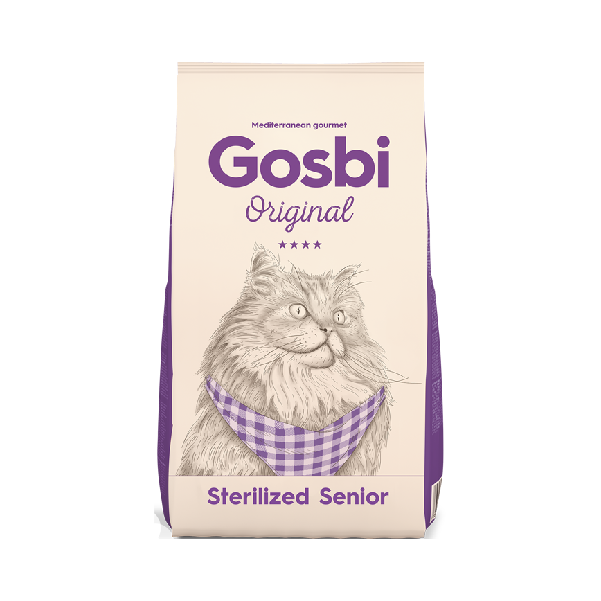 Gosbi Original 貓糧 老貓絕育配方 3kg (GCSS3K) (紫)
