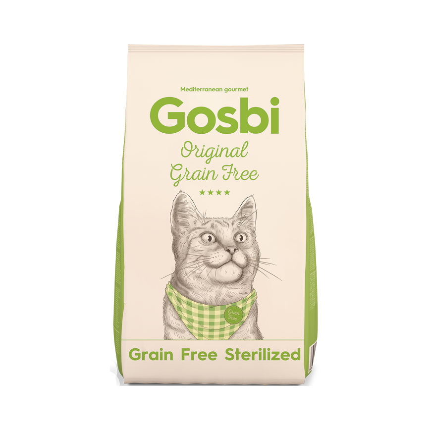 Gosbi Original 無穀物貓糧 絕育成貓配方 7kg (GCGS7K) (青)