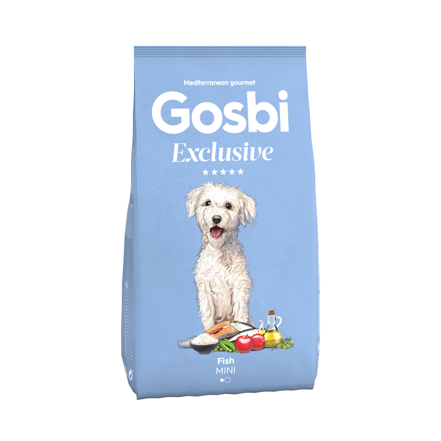 Gosbi Exclusive 狗糧 全營養蔬果系列 小型成犬配方 純魚肉 2kg (MIF2K)