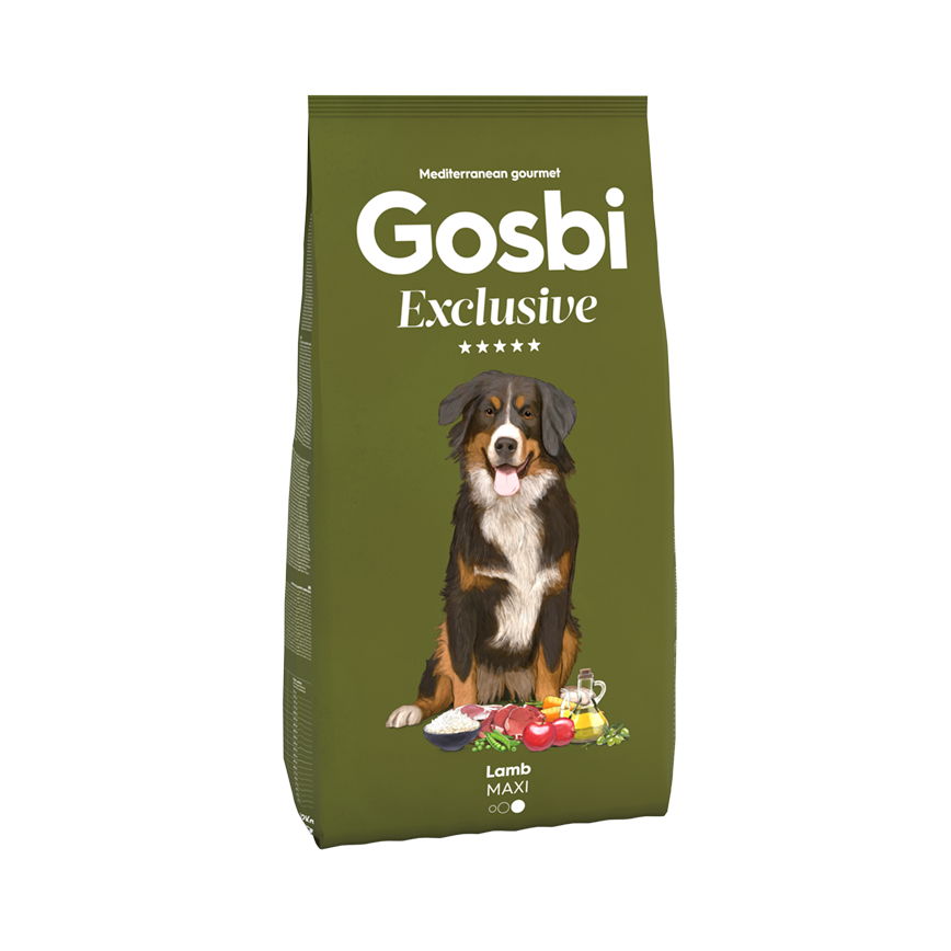 Gosbi Exclusive 狗糧 全營養蔬果系列 大型成犬配方 純羊肉 3kg (MXL3K)