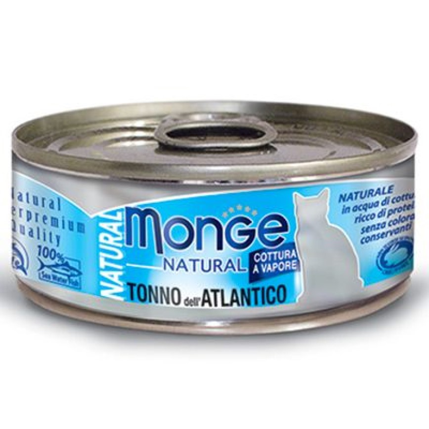 Monge 貓罐頭 高蛋白質野生海洋系列 大西洋吞拿魚 80g (MO7214) (新舊包裝隨機發貨) 圖 2