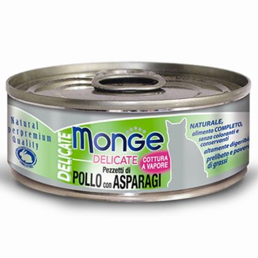 Monge 貓罐頭 主食系列 雞肉蘆筍 80g (MO7320) (新舊包裝隨機發貨) 圖 2