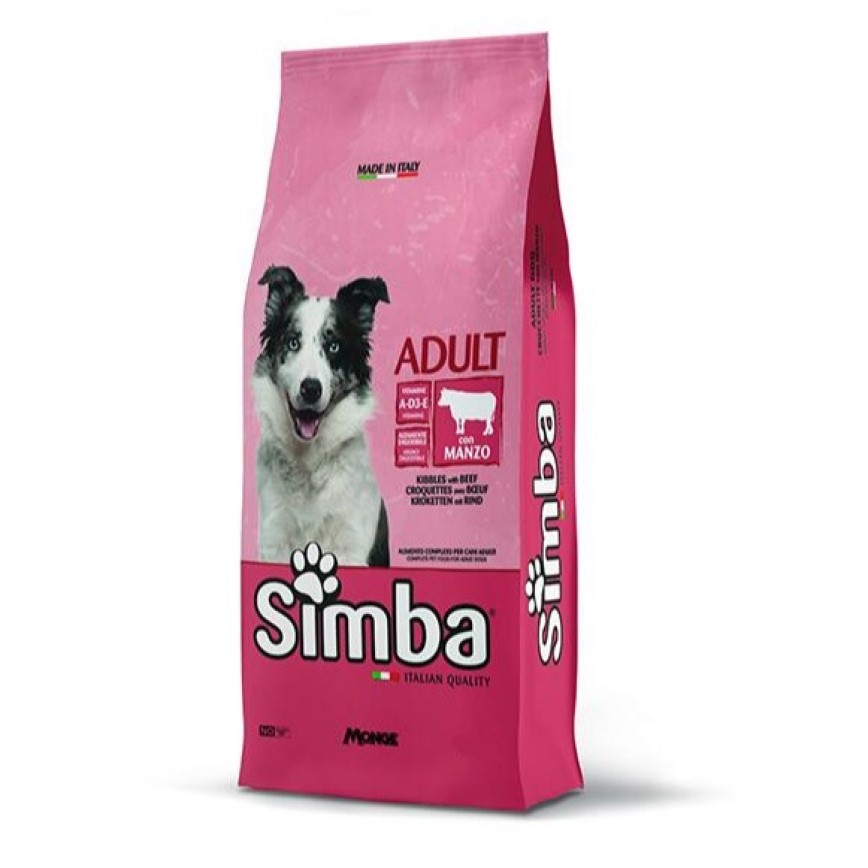 Monge Simba 狗糧 天然系列 成犬配方 牛肉 20kg (MO9867)