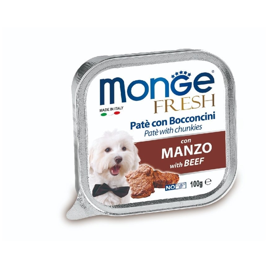 Monge Fresh 狗餐盒 牛肉 100g (MO3079) (新舊包裝隨機發貨) 圖 2