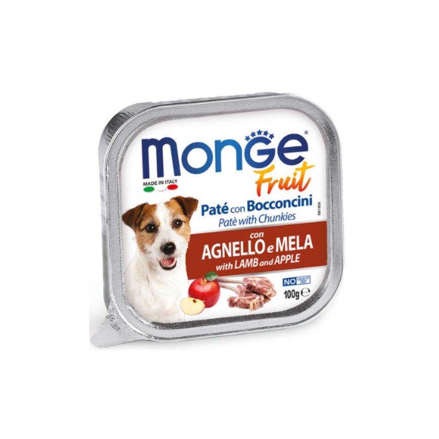 Monge 羊肉蘋果 狗餐盒 100g