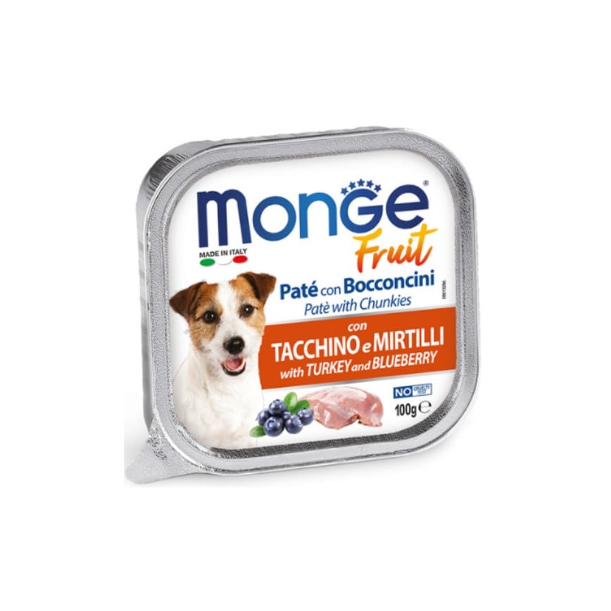 Monge 狗餐盒 火雞藍莓 100g